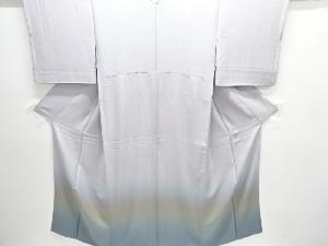 暈し一つ紋付け下げ色無地着物